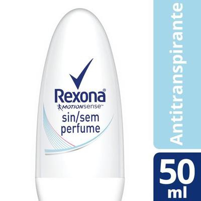 Desodorante Roll-On Rexona Sem Perfume 50ml